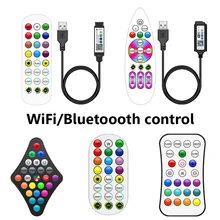 

LED Remote Controller IR WIFI Bluetooth compatible 4 Pin Led Light Accessories for RGB LED Strip
