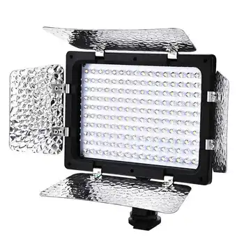 

W160 Studio Video Light 6000K Photography LED Fill Lamp Panel with Diffuser Hot Shoe 1/4 Screw Hole for DSLR Camera DV Camcorder