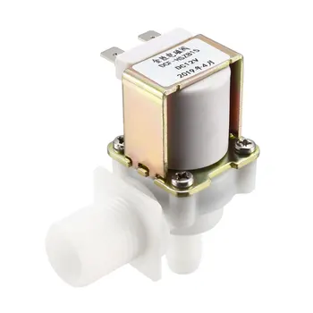 

uxcell G1/2" Water Solenoid Valve DC 12V NC Normal Closed Male Thread Inlet Valves with Filter