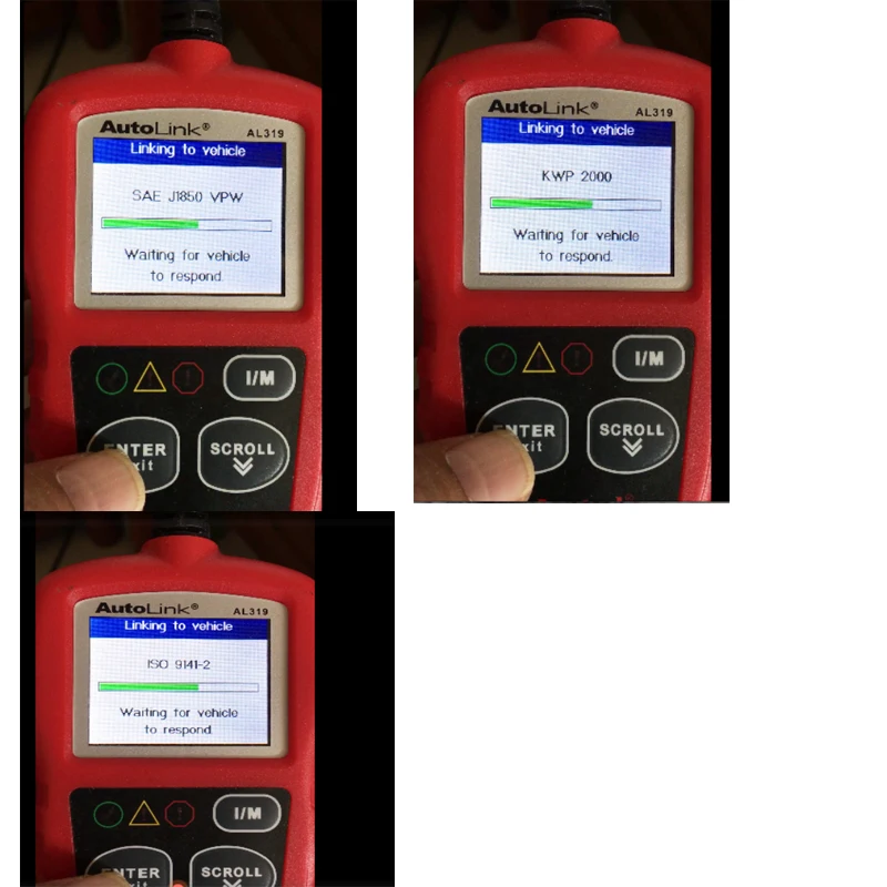 Autel AL319 Автосканер OBD2 автомобильный сканер OBD Автомобильный диагностический инструмент автоматический считыватель кода универсальный инструмент сканирования