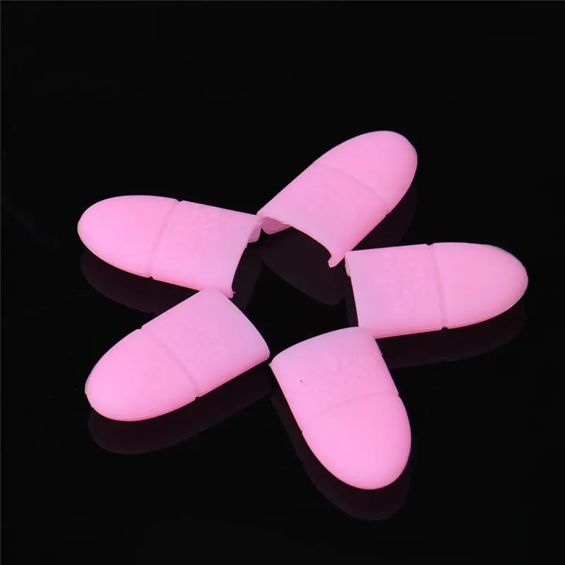 Newest Nail Polish Remover 10PCS Silicone Gel Nail Soak Off UV Gel Art Polish Remover Wrap Cap Gift