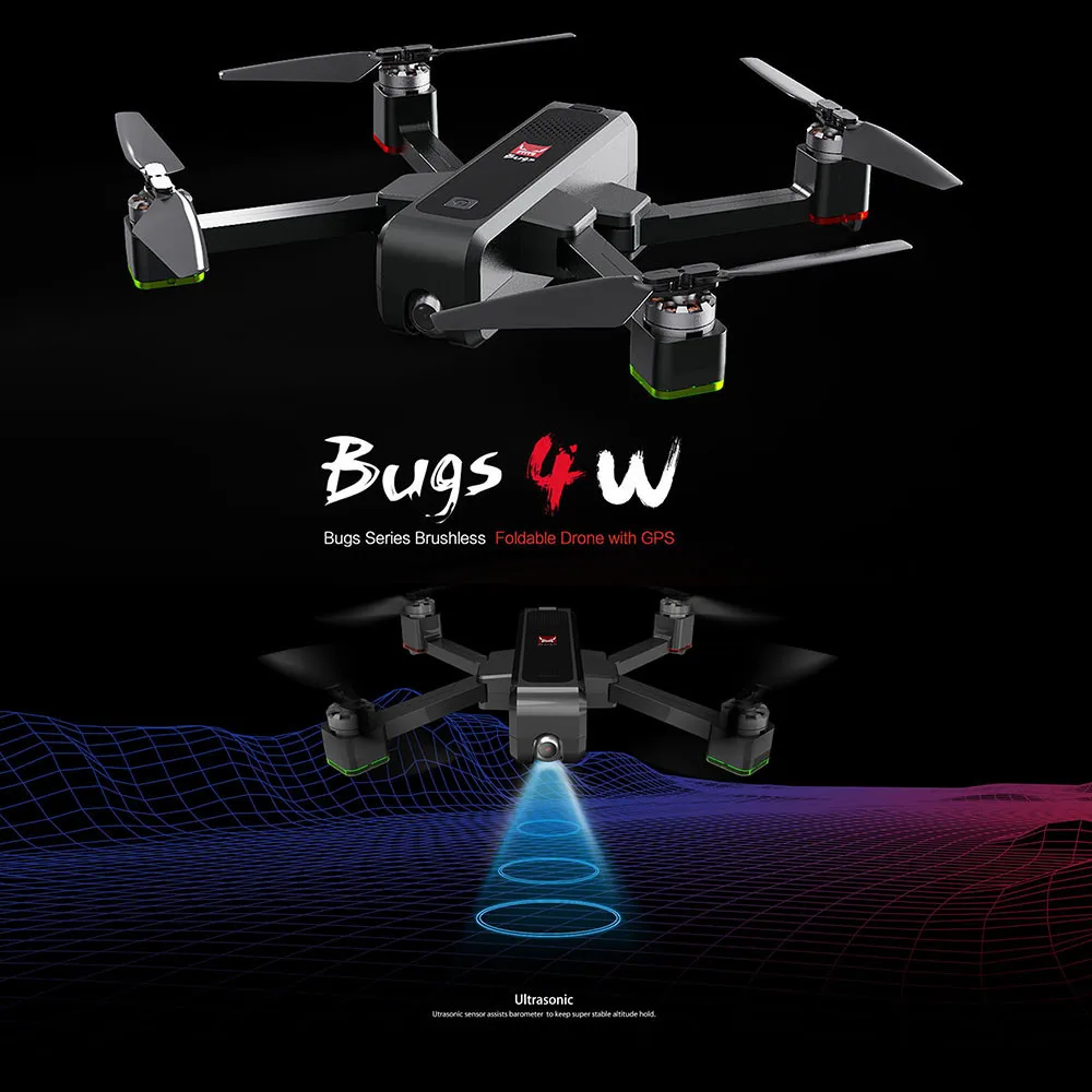 

folding drone B4W 5G GPS brushless WIFI FPV 2K HD camera defense 1.6MM 25 minutes optical flow USB Adjustable RC quadcopter