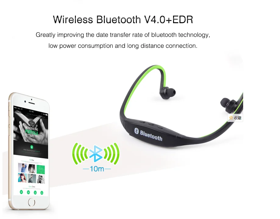 S9 Bluetooth наушники беспроводные Спортивные Bluetooth наушники Поддержка TF/SD карты микрофон для iPhone huawei XiaoMi телефон