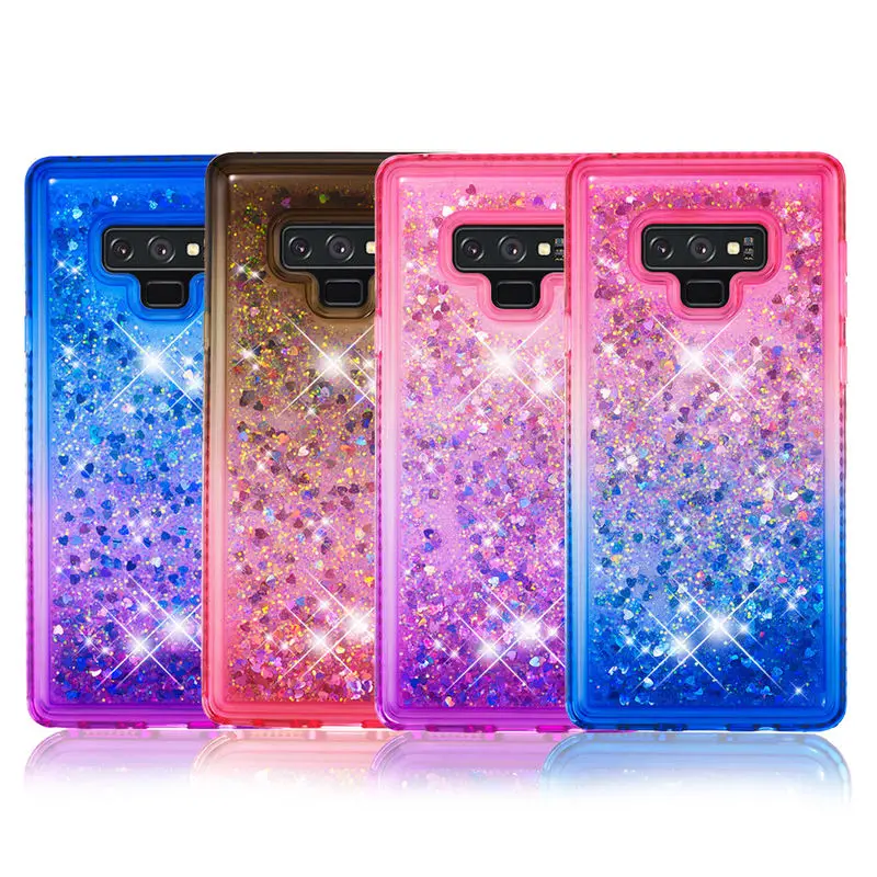 

Case For Samsung Galaxy Note 10 Note 10 Pro Liquid Quicksand Cover For Samsung Note 10 5G Note 10 Pro 5G Note 9 Anti-Fal Cases