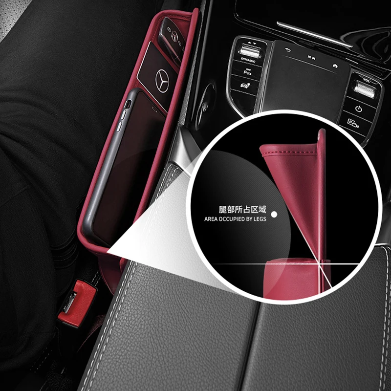 Leather Car Seat Gap Filler Pockets Car Seat Crevice Organize Auto Seats  Leak Stop Pad Phone Cards Cups Holder Storage Organizer - Stowing Tidying -  AliExpress