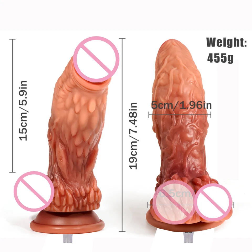 Pênis Realístico Grande Com Ventosa 19CM Carnal Dildo Flesh