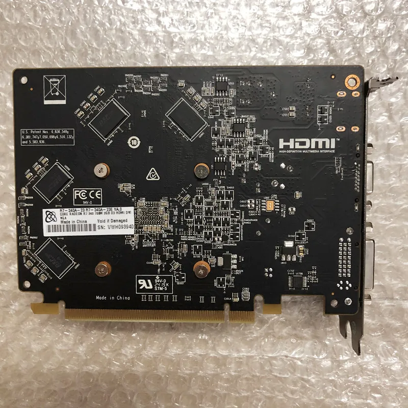 Used XFX Radeon R7 240A 2GB GDDR5 Video Cards GPU For AMD Radeon R7 240A 4GB GDDR3 128bit Graphics Screen Cards Desktop Computer best video card for gaming pc