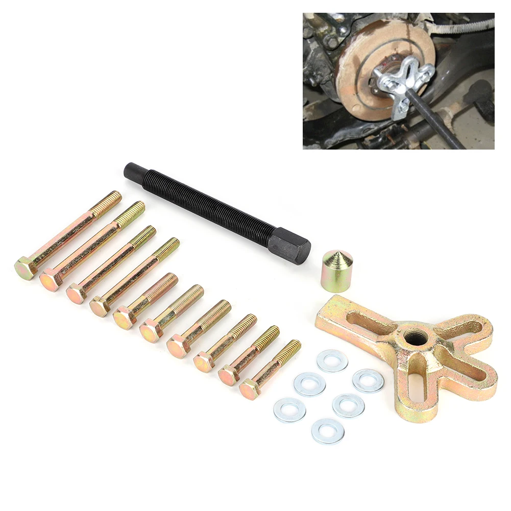 Gear Pulleys Steering Wheels and Crank Shaft Pulleys AFASOES Harmonic Balancer Puller 13pcs Harmonic Balancer Tools Steering Wheel Puller Kit for Easy and Simple Removal of Harmonic Balancers 