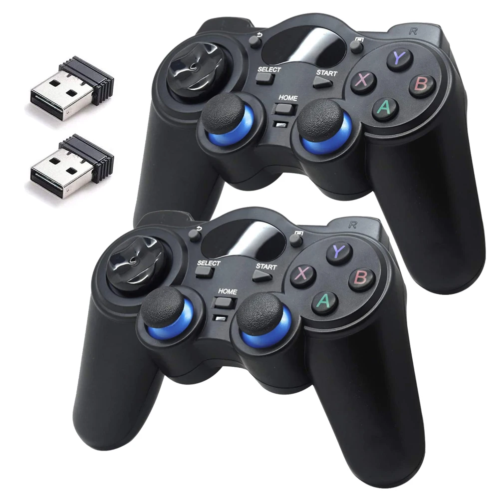 2.4G Wireless Gamepad Gaming Controller Joystick For PC Laptop PS3 Android TV Box Joypad For Raspberry Pi 4 3 Retropie Retroflag 