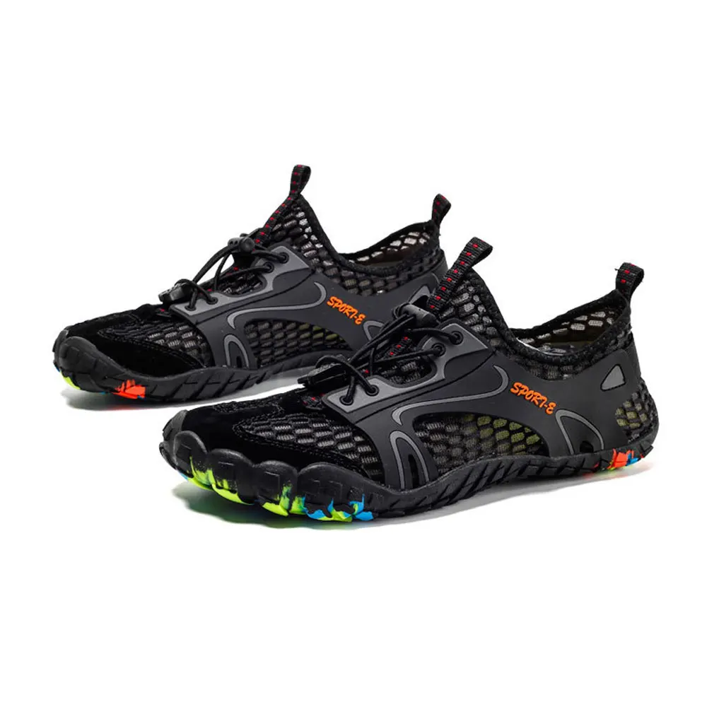 

AS Men's Lightweight Fishing Wading Shoes Anti-Slip Breathable Hiking SandBeach Shoes Outdoor Sport Trekking Walking Creek Shoes