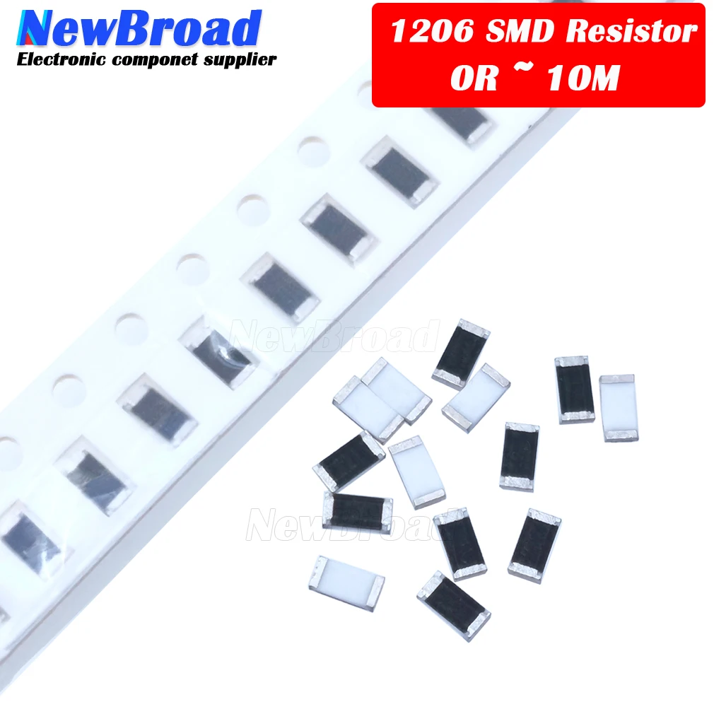 5000 шт. SMD резистор 1206 0R ~ 10M 1/2W 0 1 10 100 150 220 330 Ом 1K 2 K 10K 100K 1R 10R 100R 150R 220R 330R | Электронные