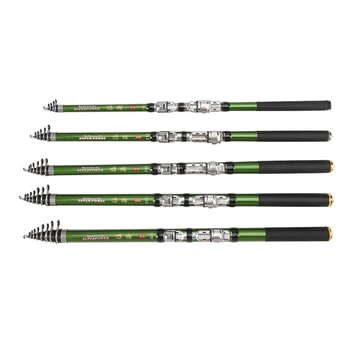 

1.8m-3.0m Fishing Rod Fishing Gear Hard Adjustment Telescopic Saltwater Fishing Rod Carbon Rock Fishing Rod Pole