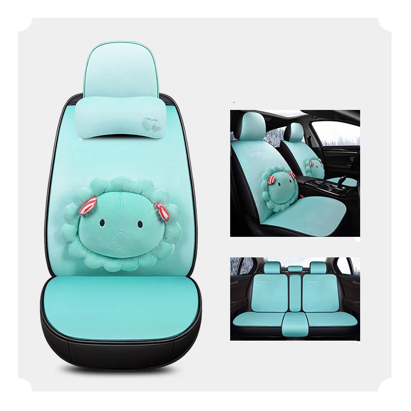 Sky Blue Универсальный чехол для автомобильных сидений подушки сиденья автомобиля авто аксессуары для Volvo S40 S60 S80 V40 V50 V60 V70 Xc70 Xc90 автомобильные чехлы - Название цвета: Sky Blue