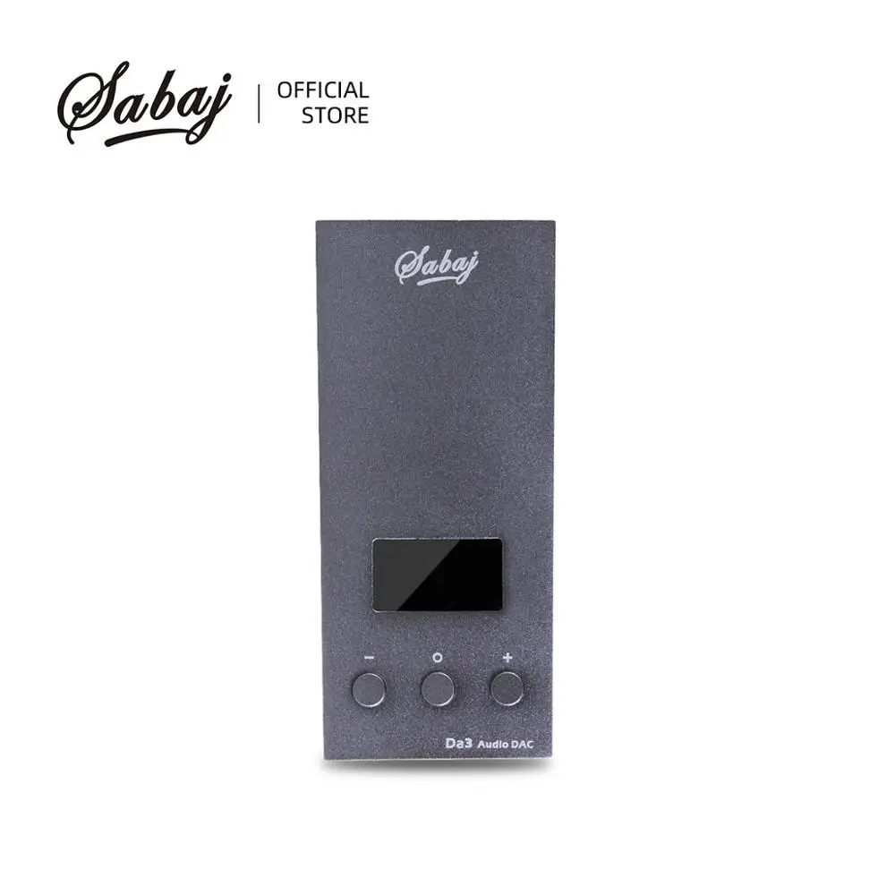  SABAJ Da3 Tiny DAC/Amplifier Hifi HI-Res Headphone Amplifier Portable USB DAC Screen Balanced Outpu