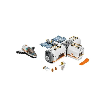 

New City Space Series Lunar Space Station Model Building Blocks Creator 60227 Toys for children gift