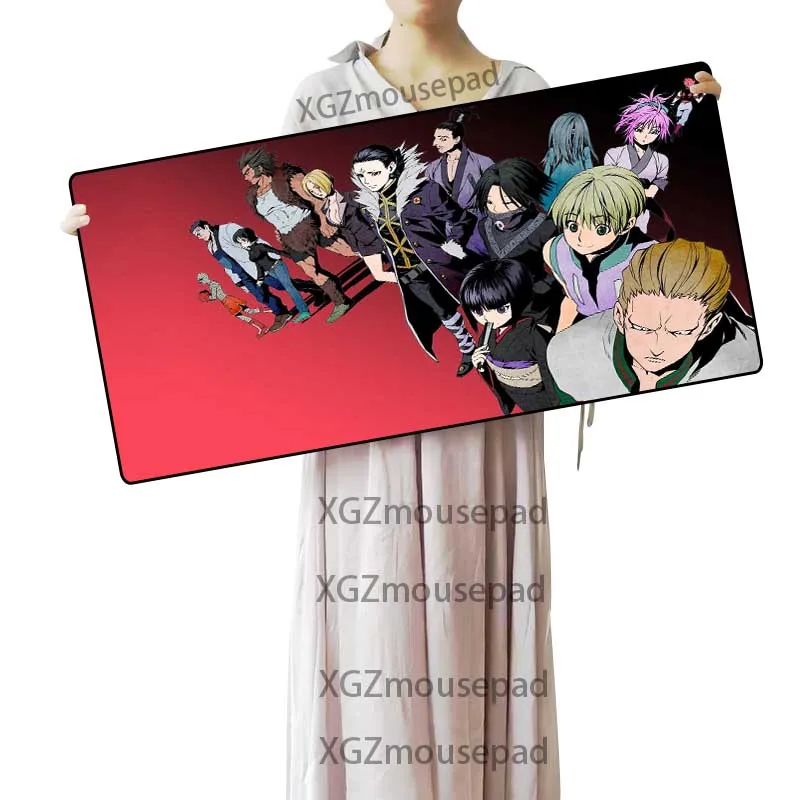 XGZ Hunter Spider Thief HD Anime Custom Large Computer Desk Mat Black Lock Edge Family Mouse Pad No