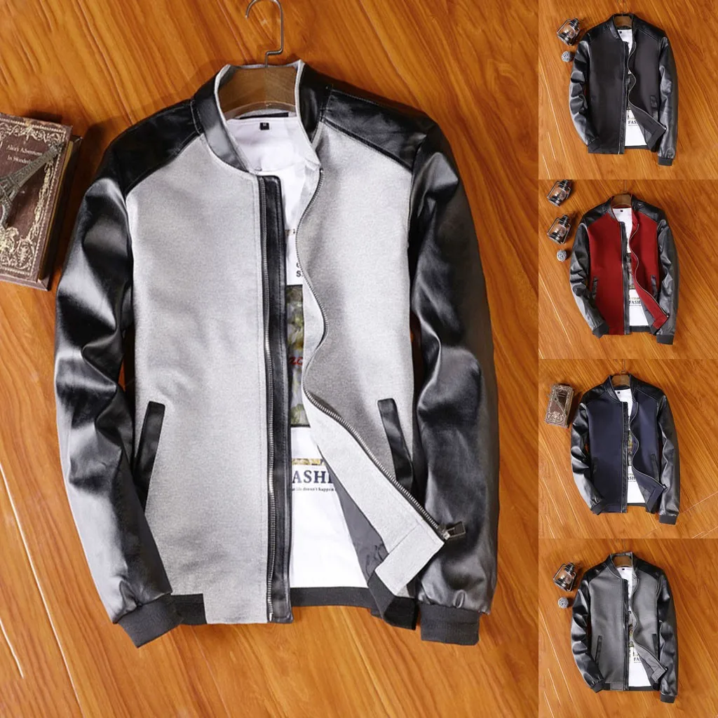 jacket winter jacket men jacket men men jacket Men's Winter Casual Fashion Patchwork Pocket Jacket Zipper Outwear Coat Tops jacket winter jacket men jacket men men jacket Men's Winter Casual Fashion Patchwork Pocket Jacket Zipper Outwear Coat Tops