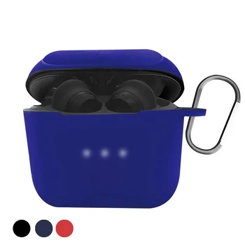 

Soft Flexible Scratchproof Protective Easy Silicone Earphone Case Skin Cover Shell with Carabiner for Skullcandy Indy Earbuds