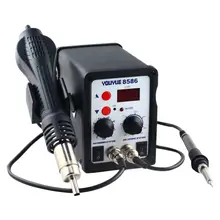 Youyue 8586 паяльные станции AC 110 В/220 В 700 Вт SMD паяльная станция горячий воздушный пистолет паяльник
