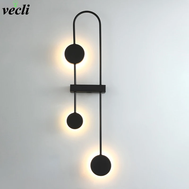 

Postmodern Wall Lamp simple LED living room Wall Lamp Nordic bedroom bedside Wall Sonce creative aisle hotel corridor lighting