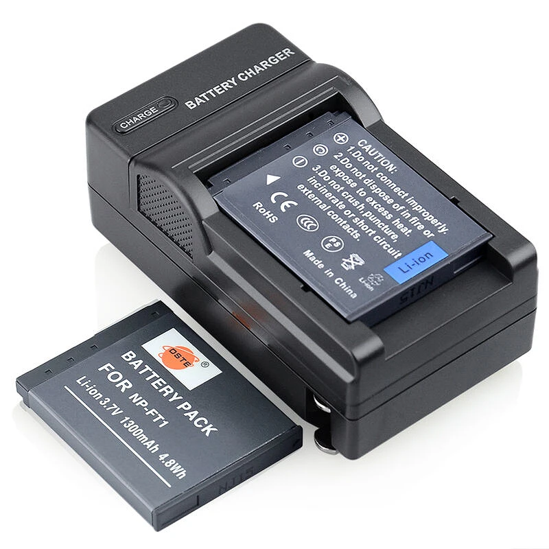 2 шт. 1300 мАч 3,7 V NP-FT1 FT1 DSTE батарея камеры DSLR 1* Зарядное устройство для sony DSC-M1 DSC-M2 DSC-T1 DSC-T10 DSC-T10/B Камера