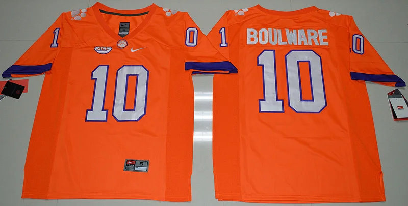 Новейший Clemson Tigers DeShaun Watson, Sammy Watkins, Wayne Gallman II, Artavis Scott Ben Boulware для мужских Джерси - Цвет: color as photo