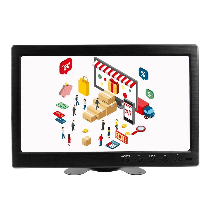 10.1 Inch 1920x1200 Portable Monitor with VGA HDMI BNC USB Input for PS3/PS4 XBOX360 Raspberry Pi Windows 7 8 10 System CCTV 10.1 Inch 1920x1200 Portable Monitor with VGA HDMI BNC USB Input for PS3/PS4 XBOX360 Raspberry Pi Windows 7 8 10 System CCTV