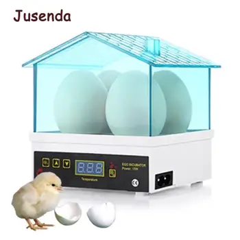 

HHD Egg Incubator Fully Automatic Hatchery Machine Mini Child Digital 4 Eggs Brooder Feeder Capacity Hatch for chicken quail