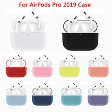 Силиконовый чехол для Apple New AirPods Pro защитный чехол Bluetooth беспроводной TWS покрытие для наушников для Air Pods Pro Аксессуары Чехол