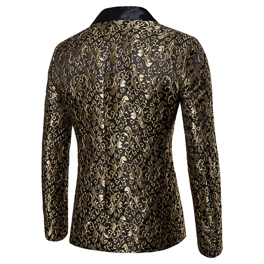 HIRIGIN Men's Casual Slim Fit Formal Work One Button Suit Blazer Coat Jacket Outwear Top Men's Autumn Winter Blazers