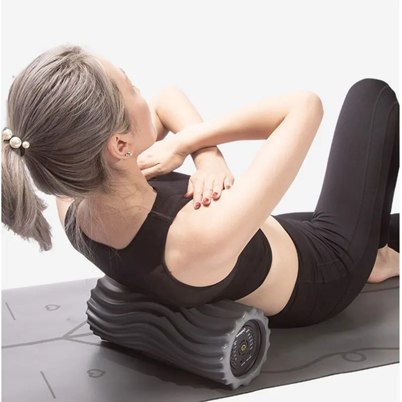 

New Electric Yoga Column Foam Shaft Muscle Relax Stovepipe Vibration Massage Pain Relieve Roller XD88