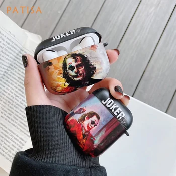 

Hot Funny cartoon clown Wireless Bluetooth Earphone Cove For AirPods 1 2 case For AirPods Pro Soft black unique Cool Headset BoX