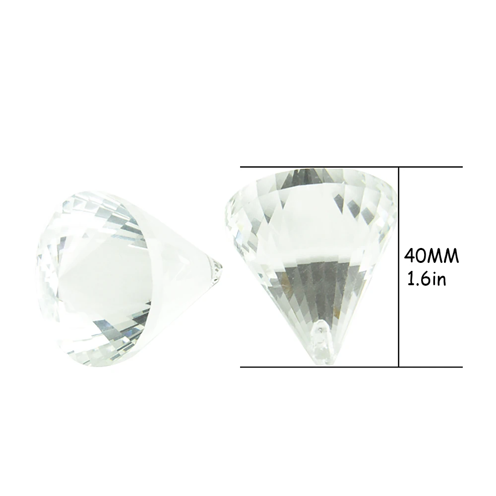 40mm 5 pçs bolas lustre de cristal