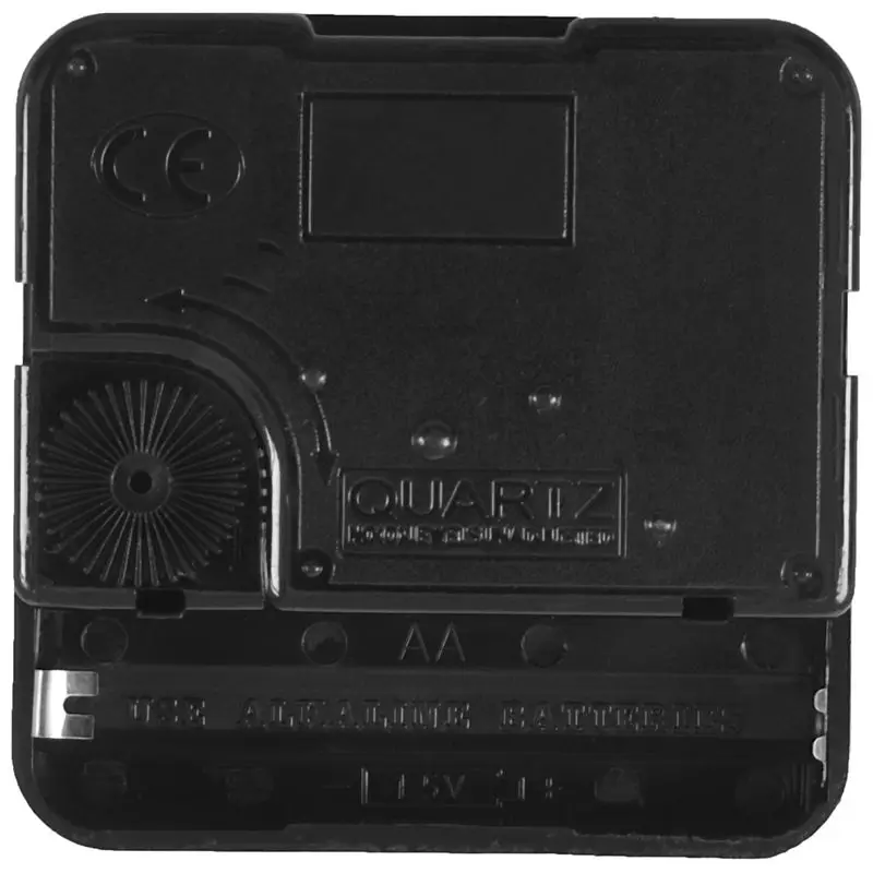 SHGO HOT-Clock Movement Mechanism Black Hour Minute Red Second Hand DIY Tools Set