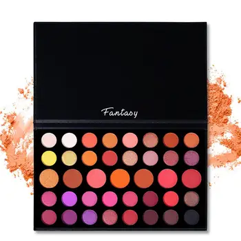 

2Pcs 39 Color Eyeshadow Palette Professional Eyeshadow Glitter Makeup Natural Brilliant Beauty Shadow Pigmented Cosmetics