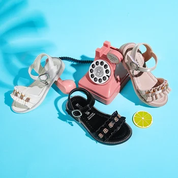 

New Summer fashion Sandals cute Girls Sandals Princess Baby girl Soft Beach Shoes