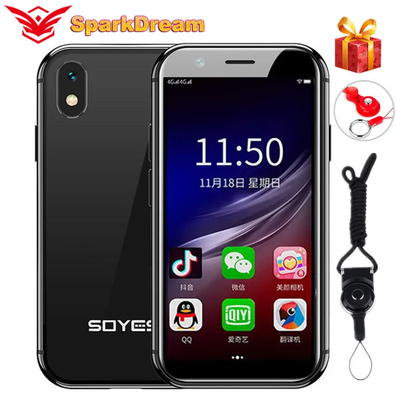 SOYES XS 3 'ƊG LTE Android 6 0 смартфон 2 Гб 16 маленький четырехъядерный Dual Sim Wifi GPS