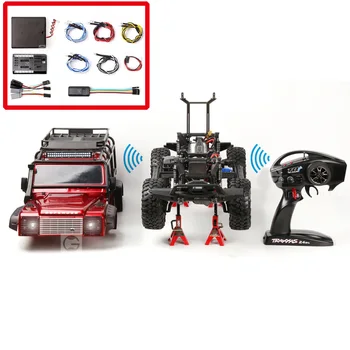

1set RC Climbing Drift Cars Universal LED Lights Kit 4CH Light Control Transmitter Receiver Module Wireless Lighting Controlling