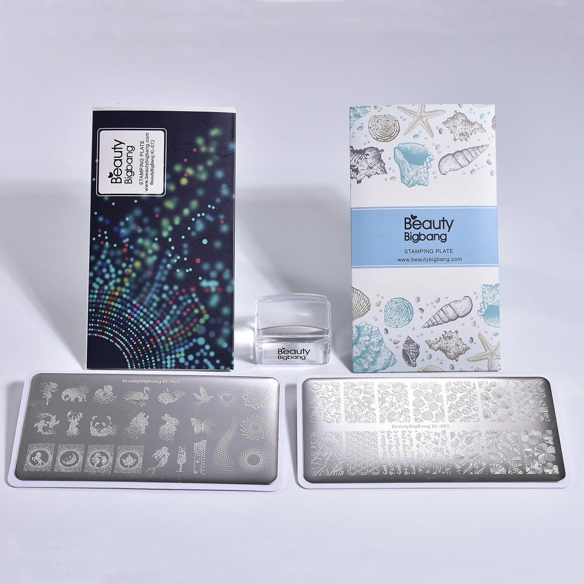 4 шт. с цветочным принтом в виде геометрических фигур животных Stamp Plate печати прямоугольный, для нейл-арта набора штампов ManicureTemplate Переводные картинки на ногти