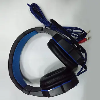 

White/ Red / Blue SY830MV Adjustable Length Hinges 3.5mm Surround Stereo Gaming Headset Headband Headphone with Mic for PC