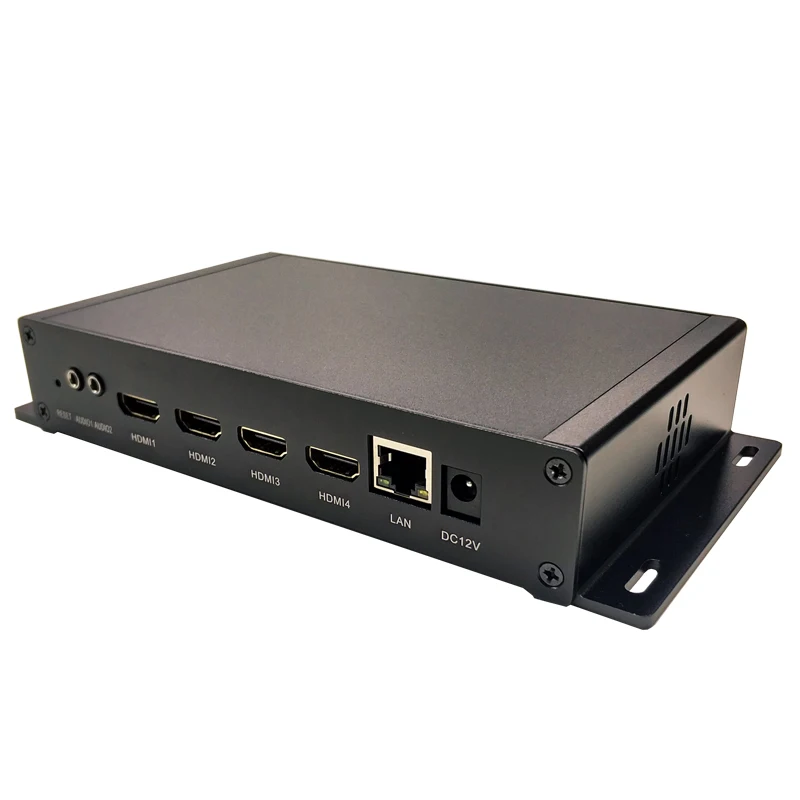 H.264 H.265 Hevc 4 канала hdmi сто медиа кодирующее устройство телевидения по протоколу