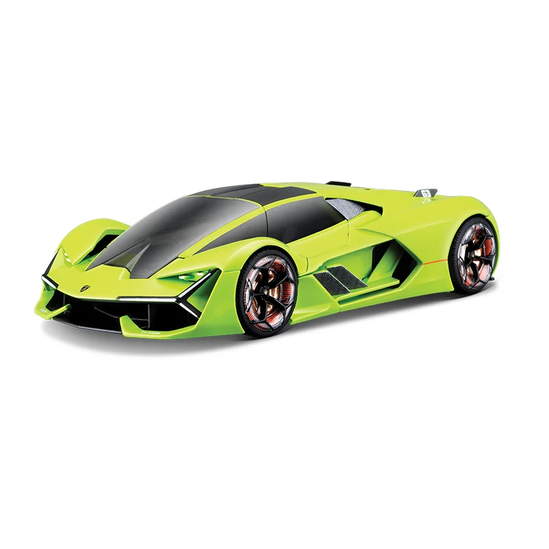 Bburago 1:24 Lamborghini Terzo Millennio, модель автомобиля из черного сплава, модель для моделирования, украшение автомобиля, коллекция, Подарочная игрушка, литьевая модель - Цвет: Terzo Millennio