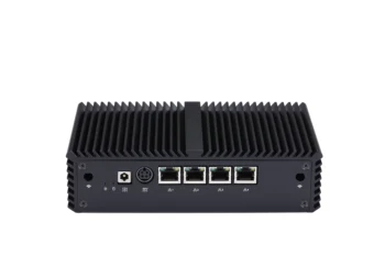 

QOTOM Mini PC with J3455 Linux ubuntu POE X86 4 LAN desktop computer,Home router/office router/industrial Router