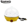 DMWD Electric Rapid Egg Cooker Food Steamer Boiler Rapid Heating Stainless Steel Pan Cooking tool Kitchenware 7 Eggs Capacity EU 6
