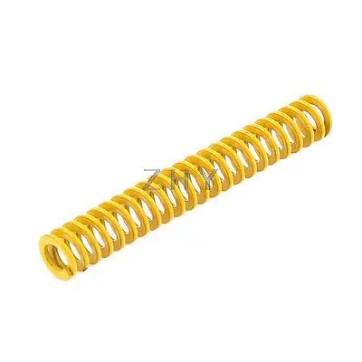 

Yellow Light Load Press Flat Coil Compression Die Spring 6mm x 3mm x 40mm
