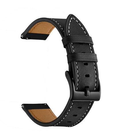 Strap For Xiaomi huami Amazfit GTR 3 GTR 3 Pro Band Genuine Leather bracelet For amazfit GTR 2 2e Wristband replace belt