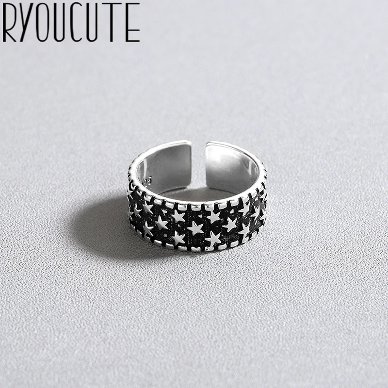 Bijoux Boho 925 стерлингового серебра звезда кольца для женщин женские кольца модные вечерние ювелирных изделий