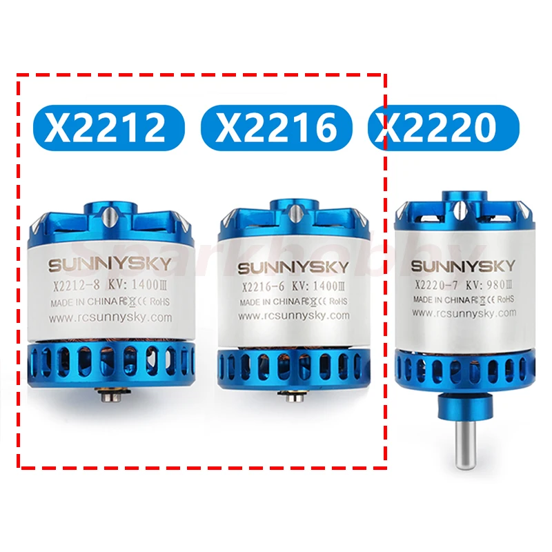 ドローン用SunnySky X2212-13 KV:980II 6個セット ドローン用SunnySky X2212-13 KV:980II 6個セット ドローン用