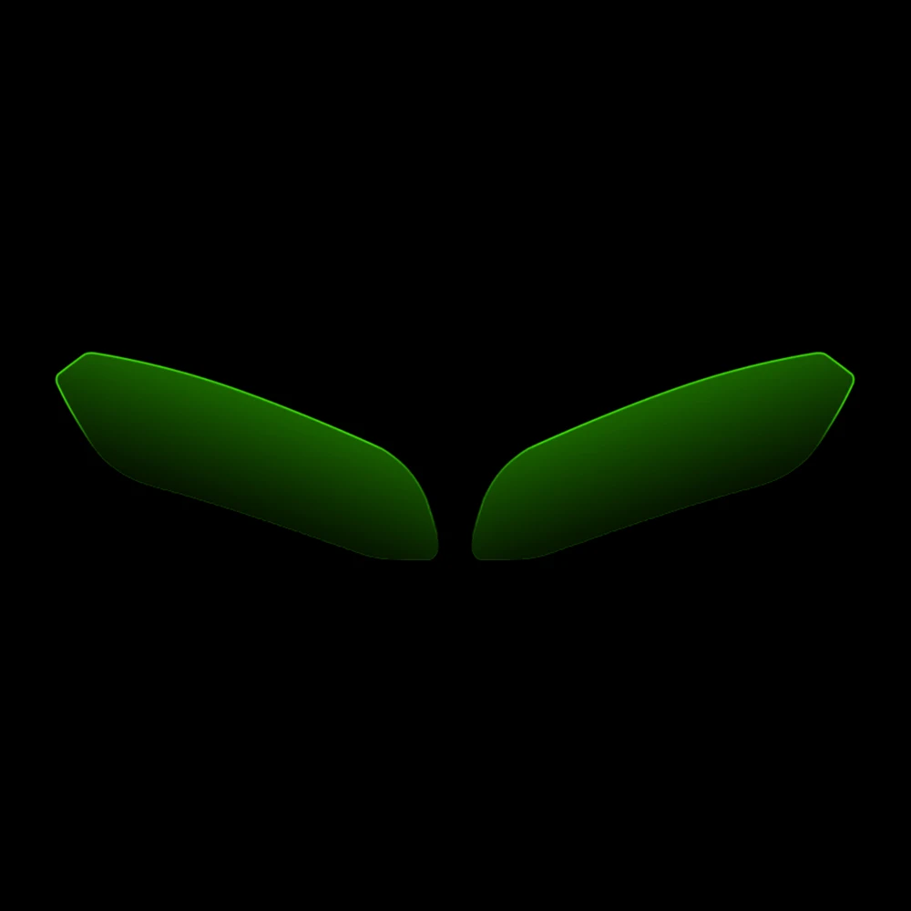 KODASKIN метров шид экранная фара экран объектив фара Защита подходит для YZF-R3 - Цвет: Зеленый