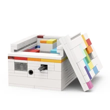 

MOC Puzzle Decryption Box Building Blocks Set Vending Machine Bricks Intelligence Case Assemble Toys For Children Birthday Gifts